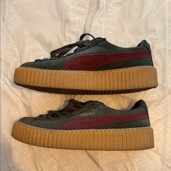 Rihanna Fenty Puma Creeper sneakers Green - Picture 3 of 8
